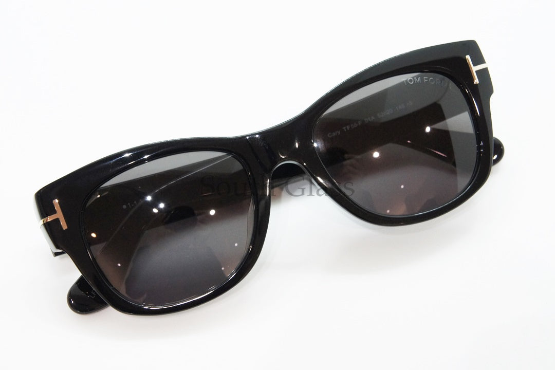 TOM FORD サングラス TF58-F 01A Cary ウェリントン フレーム メンズ レディース メガネ おしゃれ アジアンフィット トムフォード