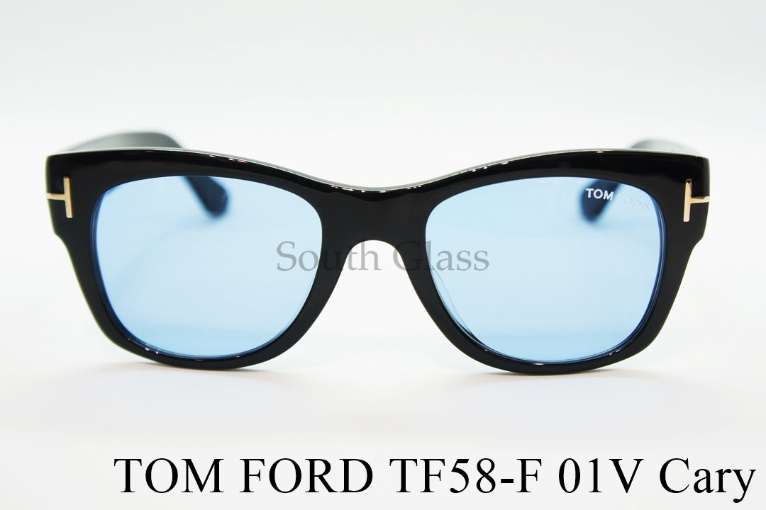 雑誌「LEON」掲載モデル TOM FORD サングラス TF58-F 01V Cary ウェリントン フレーム メンズ レディース メガネ おしゃれ アジアンフィット トムフォード