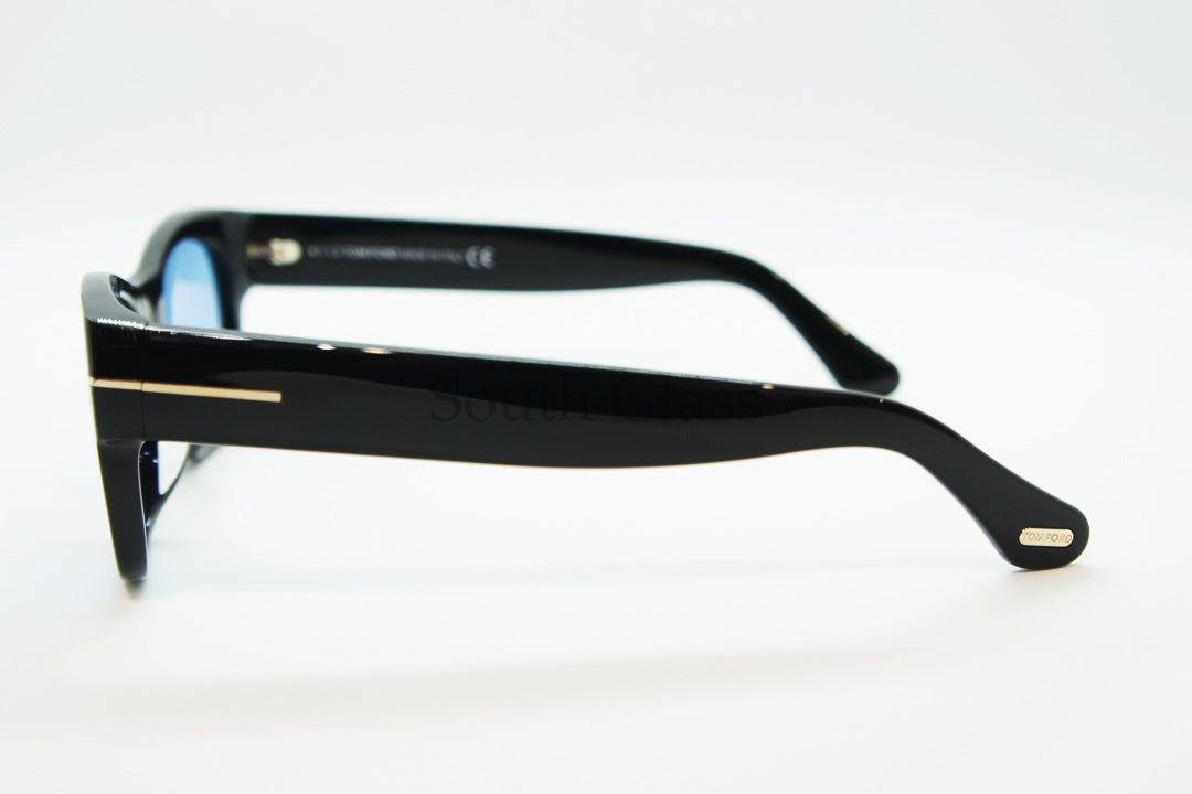 雑誌「LEON」掲載モデル TOM FORD サングラス TF58-F 01V Cary ウェリントン フレーム メンズ レディース メガネ おしゃれ アジアンフィット トムフォード