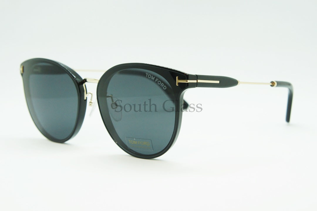 TOM FORD サングラス TF725-K 01A ボストン フレーム メンズ レディース メガネ おしゃれ アジアンフィット ブラック セレブ トムフォード