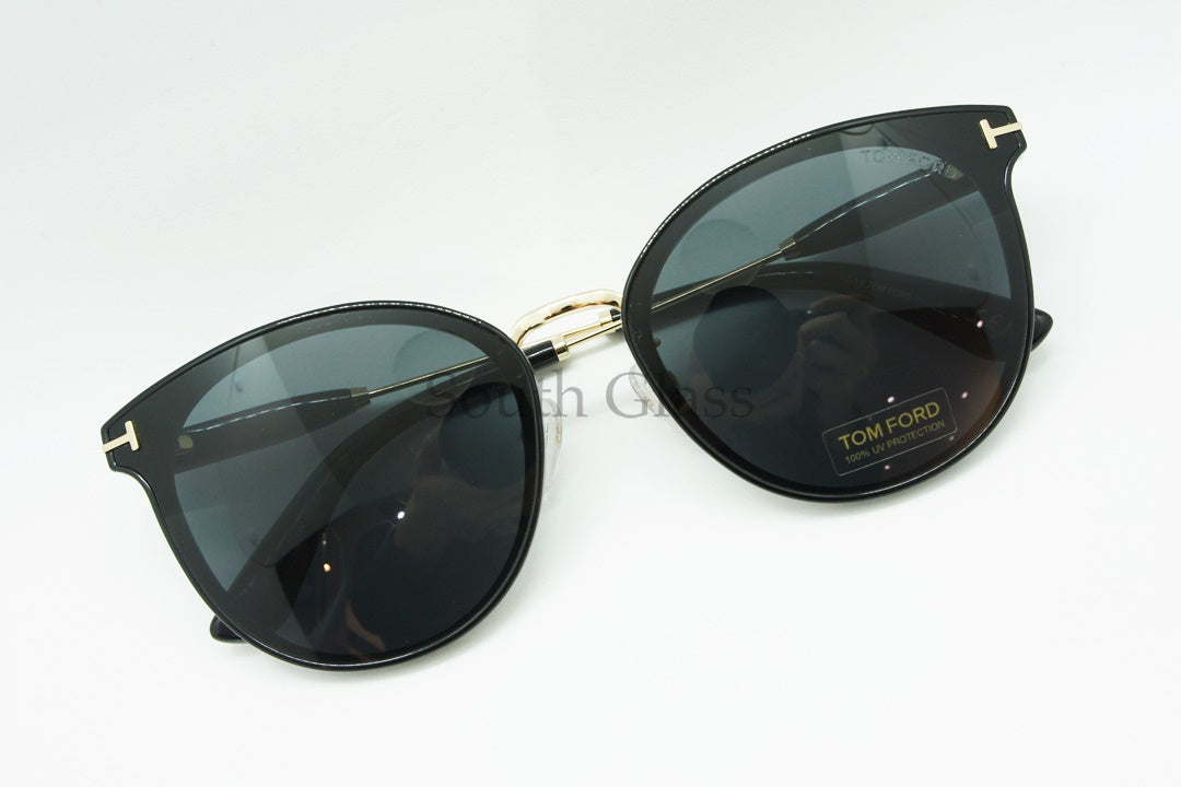TOM FORD サングラス TF725-K 01A ボストン フレーム メンズ レディース メガネ おしゃれ アジアンフィット ブラック セレブ トムフォード