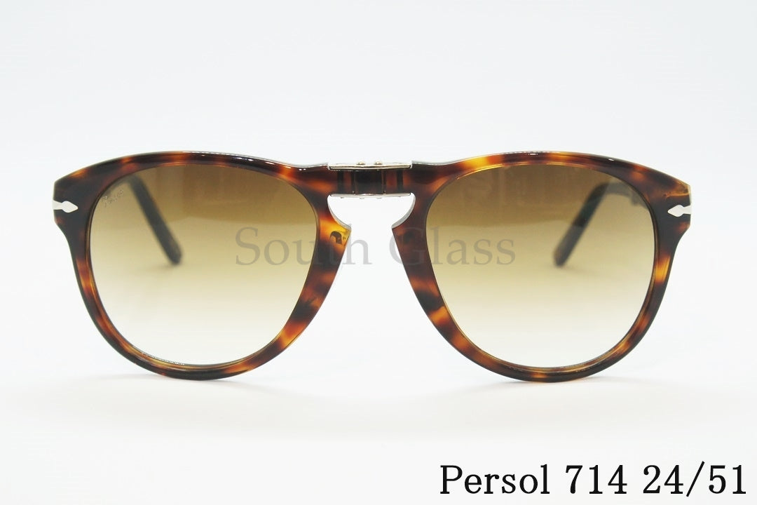 Persol サングラス 714 24/51 Folding Steve McQueen ティアドロップ 折り畳み フレーム おしゃれ 眼鏡 メガネ ペルソール 正規品