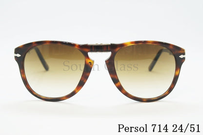 Persol サングラス 714 24/51 Folding Steve McQueen ティアドロップ 折り畳み フレーム おしゃれ 眼鏡 メガネ ペルソール 正規品