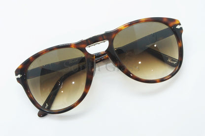 Persol サングラス 714 24/51 Folding Steve McQueen ティアドロップ 折り畳み フレーム おしゃれ 眼鏡 メガネ ペルソール 正規品