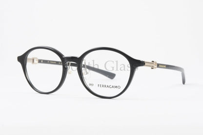 999.9×Ferragamo メガネ SF9014 001 コラボモデル アジアンフィット ボスリントン 眼鏡 オシャレ ブランド フォーナインズ フェラガモ 正規品