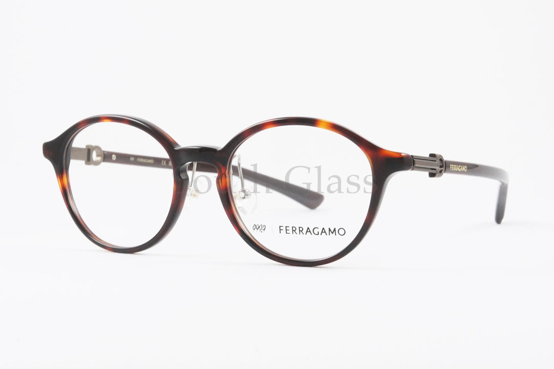 999.9×Ferragamo メガネ SF9014 242 コラボモデル アジアンフィット ボスリントン 眼鏡 オシャレ ブランド フォーナインズ フェラガモ 正規品