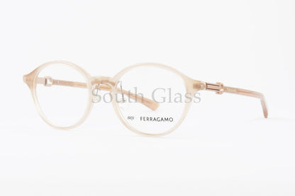 999.9×Ferragamo クリア メガネ SF9014 279 コラボモデル アジアンフィット ボスリントン 眼鏡 オシャレ ブランド フォーナインズ フェラガモ 正規品