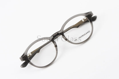 999.9×Ferragamo クリア メガネ SF9018 021 コラボモデル アジアンフィット ボスリントン 眼鏡 オシャレ ブランド フォーナインズ フェラガモ 正規品