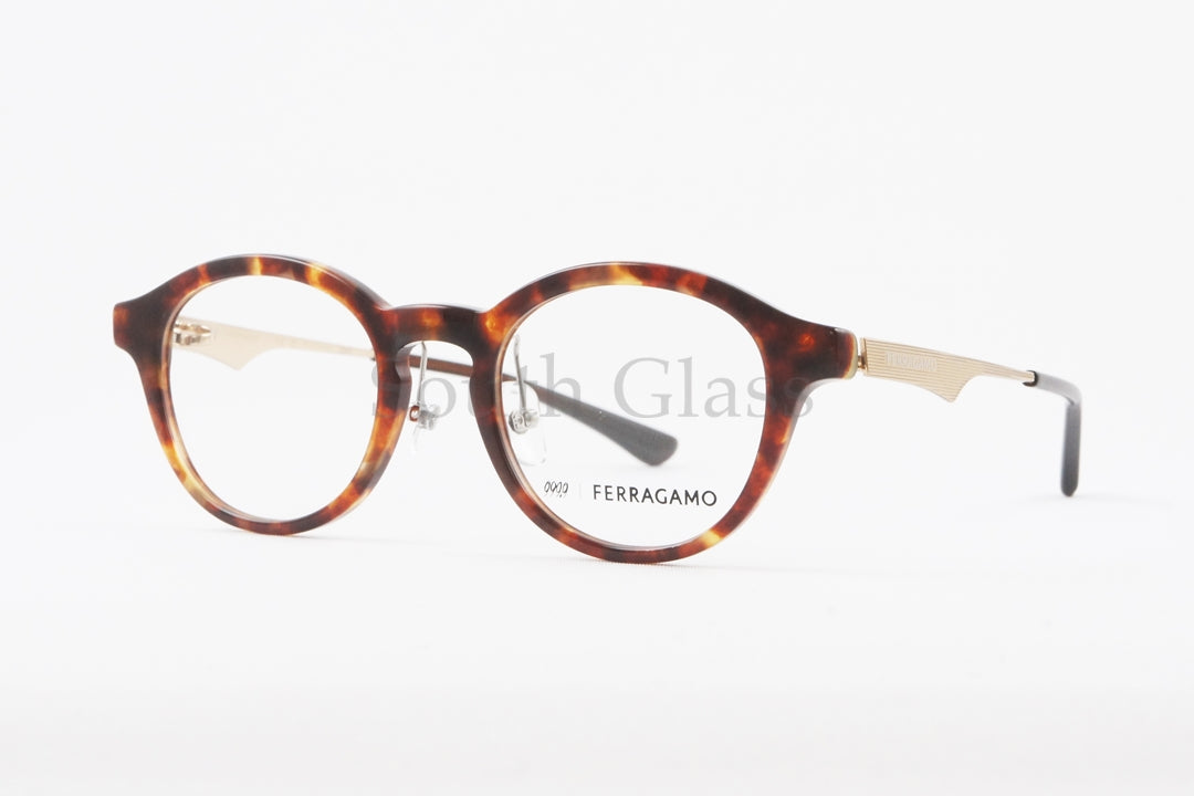 999.9×Ferragamo メガネ SF9018 240 コラボモデル アジアンフィット ボスリントン 眼鏡 オシャレ ブランド フォーナインズ フェラガモ 正規品