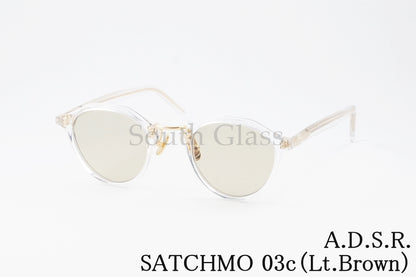 A.D.S.R. クリア サングラス SATCHMO 03c 47サイズ クラウンパント サッチモ コンビネーション ADSR エーディーエスアール 正規品