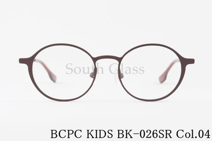 BCPC KIDS キッズ メガネ BK-026 Col.04 43サイズ 46サイズ SR JR ラウンド ジュニア 子ども 子供 ベセペセキッズ 正規品