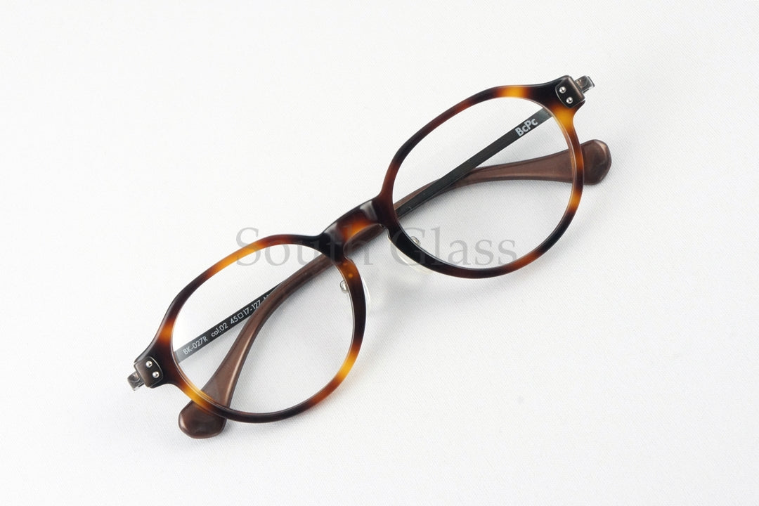 BCPC KIDS キッズ メガネ BK-027R Col.02 45サイズ クラウンパント ボストン ジュニア 子ども 子供 ベセペセキッズ 正規品