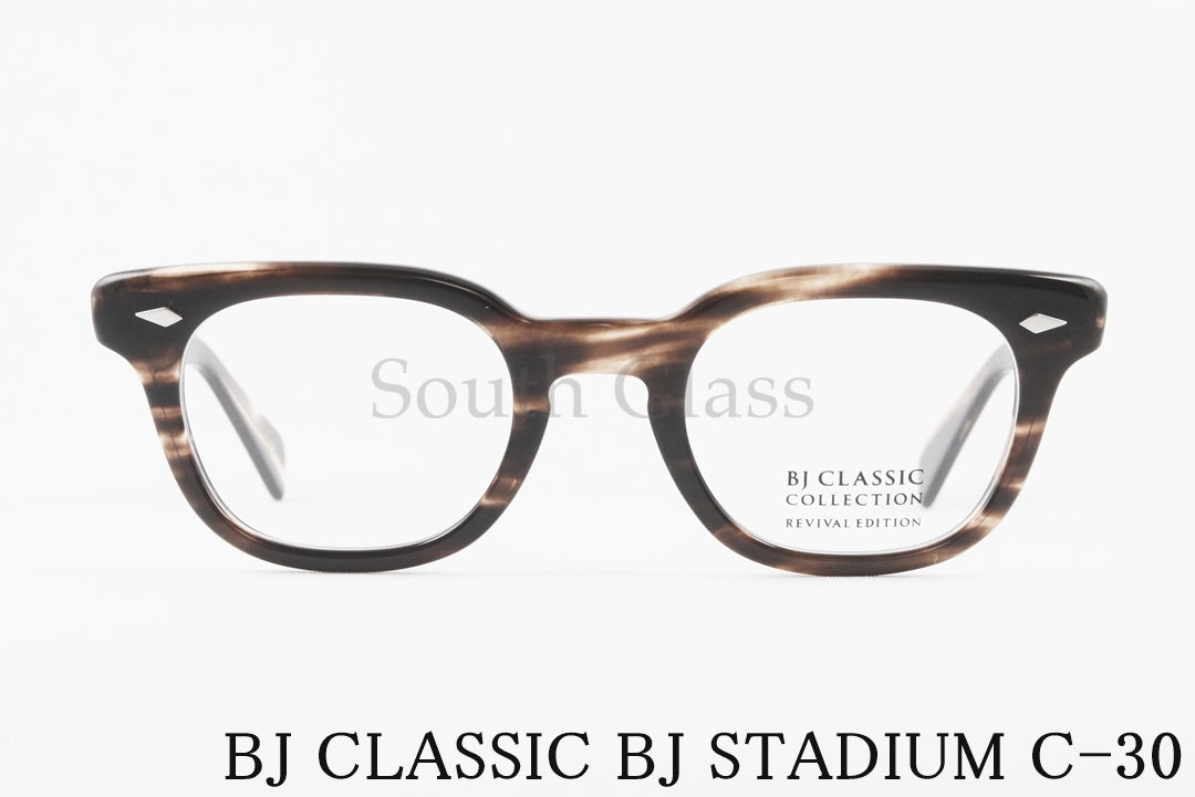 BJ CLASSIC メガネ BJ STADIUM C-30 ウェリントン REVIVAL EDITION リバイバルエディション ヴィンテージ 復刻モデル ビージェイスタジアム  BJクラシック 正規品