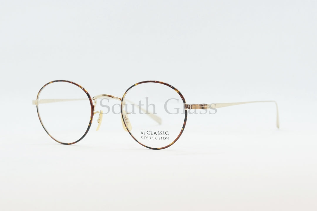 【吉野北斗さん着用】BJ CLASSIC メガネ PREM-114B S NT C-1-2 ボストン クラシカル 七宝 セル巻き BJクラシック 正規品