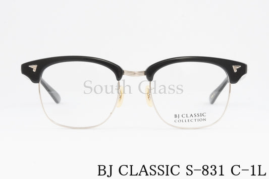 【桑田佳祐さん着用モデル】BJ CLASSIC メガネ S-831 C-1 サーモント ブロー クラシカル BJクラシック 正規品