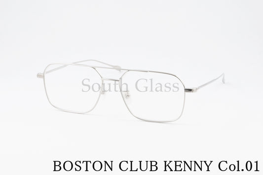 BOSTON CLUB メガネ KENNY Col.01 スクエア ツーブリッジ  クラシカル ケニー ボストンクラブ 正規品