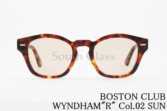 BOSTON CLUB サングラス WYNDHAM"R" col.02 ウェリントン ウィンダムR ヴィンテージ クラシカル ボストンクラブ 正規品