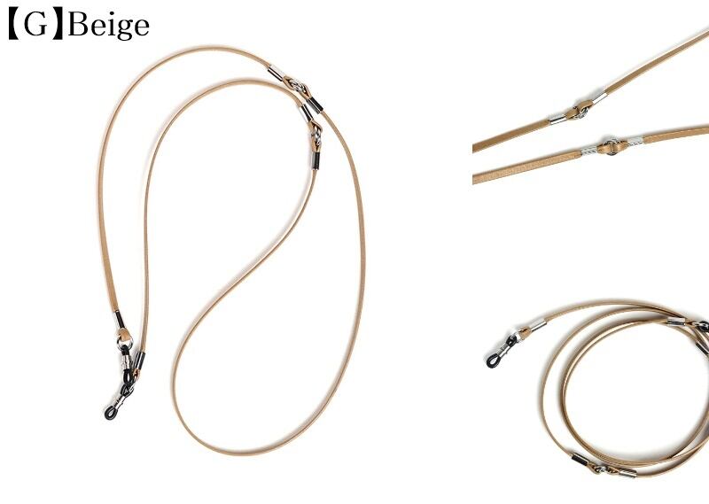 DIFFUSER 牛革 グラスコード SOPHISTICATED GLASS CORD SG1081 ディフューザー メガネ チェーン ストラップ カウレザー 国産 日本製