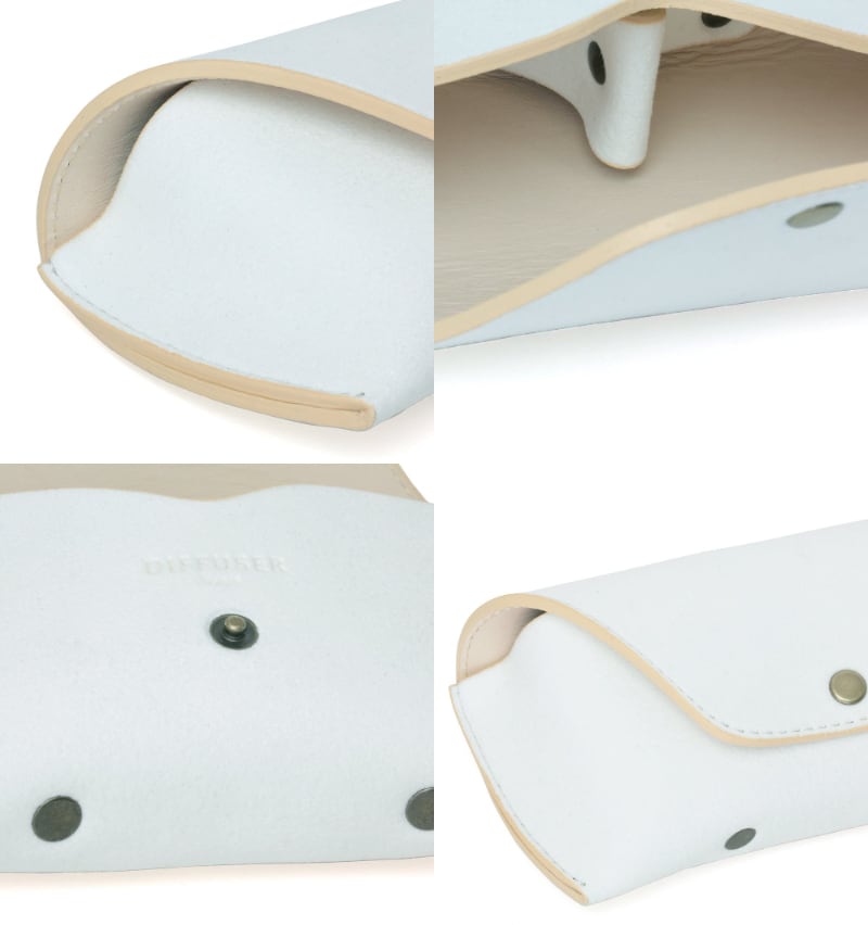 DIFFUSER 牛革 メガネケース TECH SUEDE EYEWEAR CASE SG1139 ディフューザー メガネ サングラス カウレザー 国産 日本製