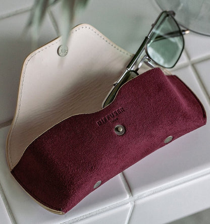 DIFFUSER 牛革 メガネケース TECH SUEDE EYEWEAR CASE SG1139 ディフューザー メガネ サングラス カウレザー 国産 日本製