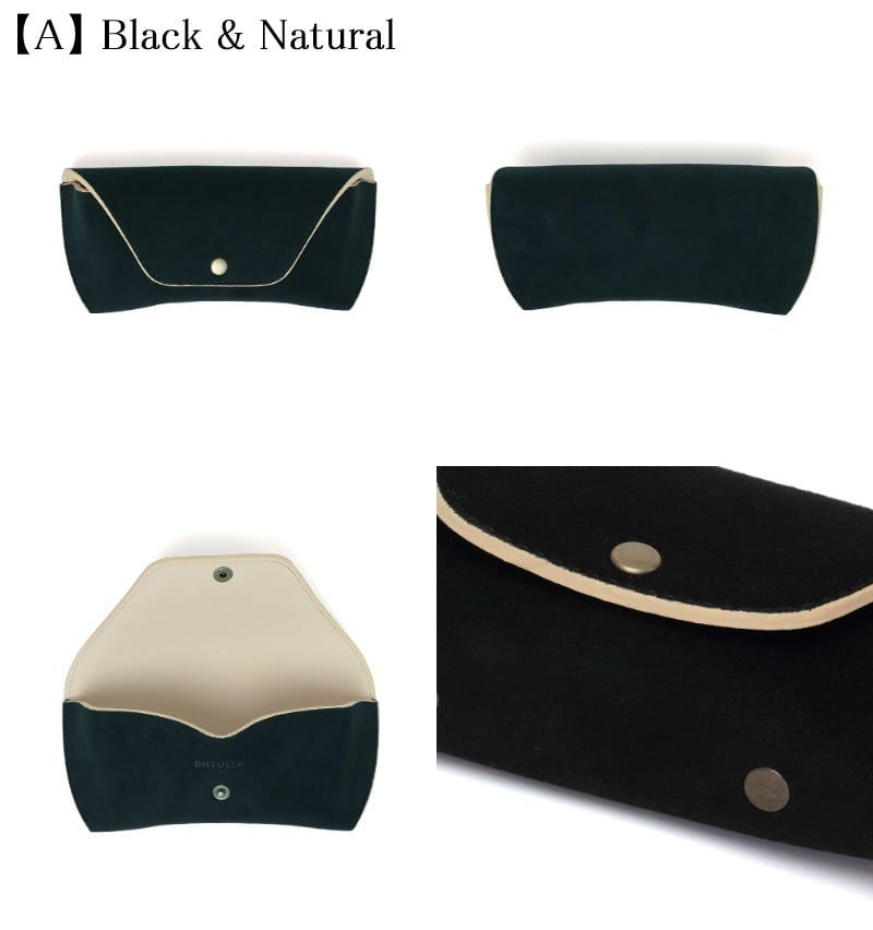 DIFFUSER 牛革 メガネケース TECH SUEDE EYEWEAR CASE SG1139 ディフューザー メガネ サングラス カウレザー 国産 日本製