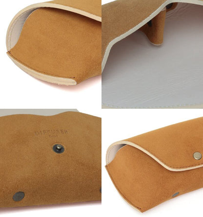 DIFFUSER 牛革 メガネケース TECH SUEDE EYEWEAR CASE SG1139 ディフューザー メガネ サングラス カウレザー 国産 日本製