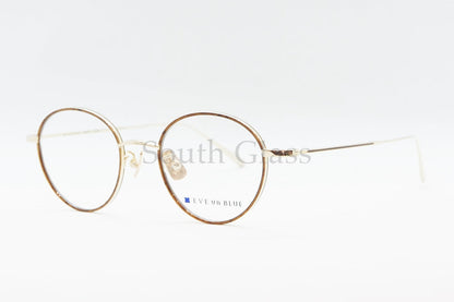 EVE un BLUE メガネ GARDEN ASTER Col.Chestnut Brown ボストン 丸メガネ イヴアンブルー 正規品