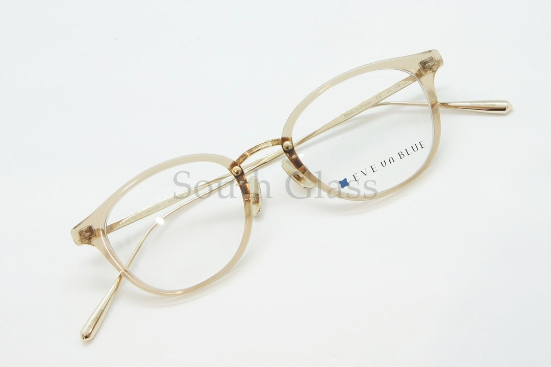 EVE un BLUE メガネ GARDEN STATICE Col.Hazel Brown ボストン スターチス イヴアンブルー 正規品