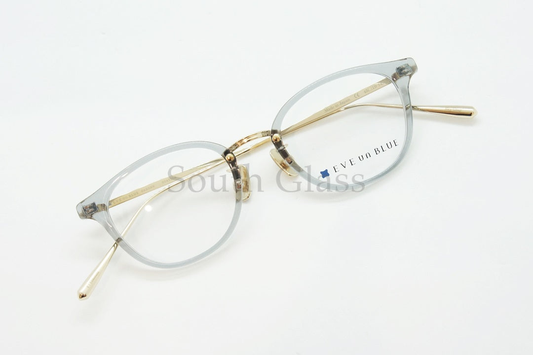 EVE un BLUE メガネ GARDEN STATICE Col.Sky Gray ボストン スターチス イヴアンブルー 正規品