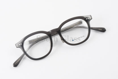 EVE un BLUE メガネ Mini A003 Col.BLACK ウェリントン 小顔 小さいサイズ ミニ イヴアンブルー 正規品