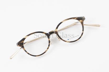EVE un BLUE メガネ Mini A005 Col.Brown ボストン 小顔 小さいサイズ ミニ イヴアンブルー 正規品