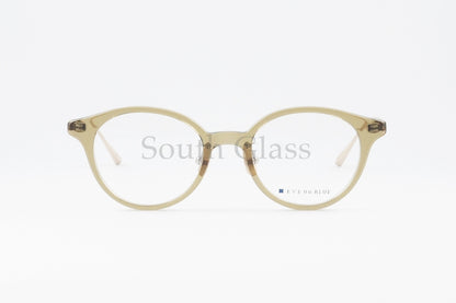 EVE un BLUE メガネ Mini A005 Col.Olive ボストン 小顔 小さいサイズ ミニ イヴアンブルー 正規品
