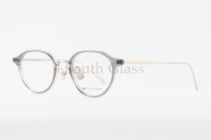 EVE un BLUE メガネ Mini C002 Col.GRAY クラウンパント コンビネーション 小顔 小さいサイズ ミニ イヴアンブルー 正規品