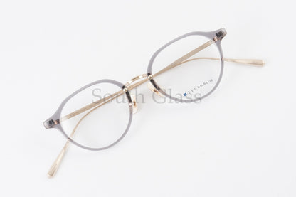 EVE un BLUE メガネ Mini C002 Col.GRAY クラウンパント コンビネーション 小顔 小さいサイズ ミニ イヴアンブルー 正規品