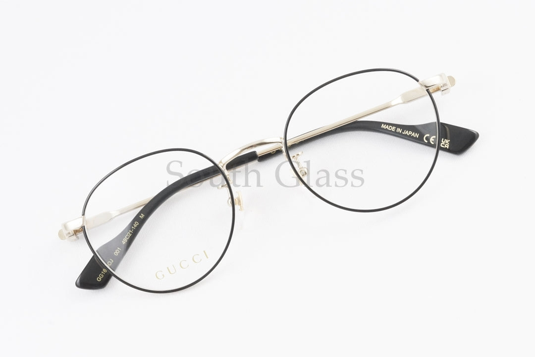 GUCCI メガネ GG1613OJ 001 ボストン 丸眼鏡 メンズ レデイース グッチ 正規品
