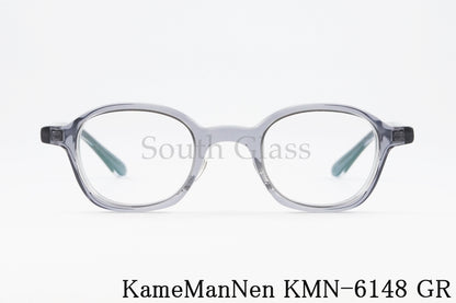 KameManNen クリア メガネ KMN-6148 GR パリジャン スクエア インナーメタル 太セル カメマンネン 正規品