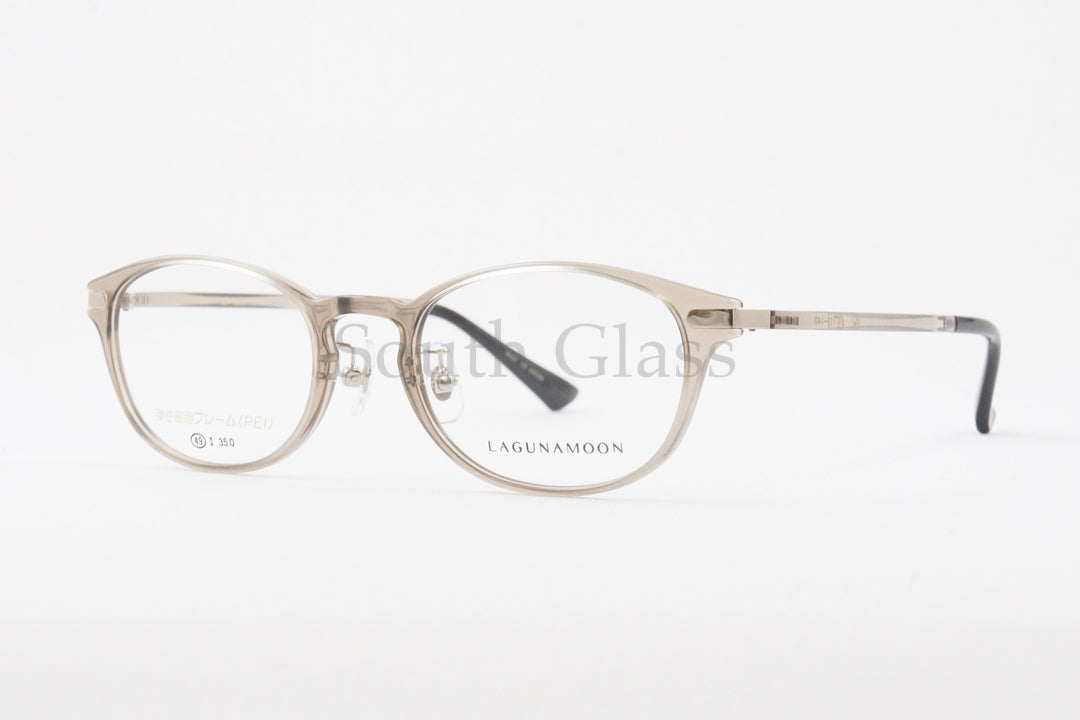 LAGUNAMOON クリア メガネ LM-5030 Col.4 オーバル ラグナムーン 正規品