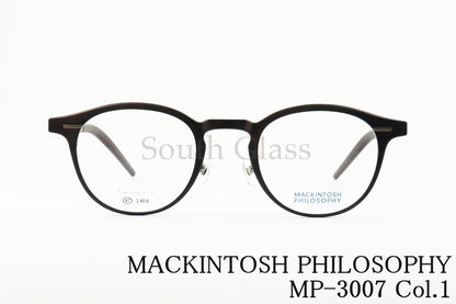 MACKINTOSH PHILOSOPHY 単式 跳ね上げ メガネ MP-3007 col.01 単式 ボストン マッキントッシュフィロソフィー 正規品
