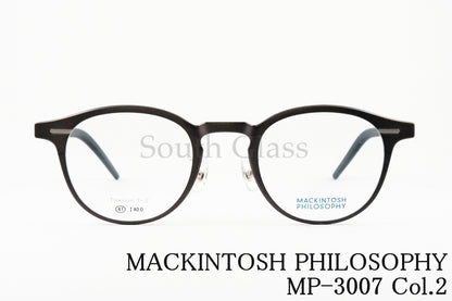 MACKINTOSH PHILOSOPHY 単式 跳ね上げ メガネ MP-3007 col.02 ボストン マッキントッシュフィロソフィー 正規品