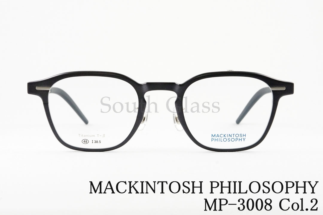 MACKINTOSH PHILOSOPHY 単式 跳ね上げ メガネ MP-3008 col.02 ウェリントン マッキントッシュフィロソフィー 正規品