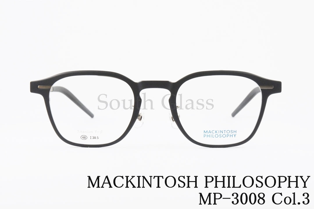 MACKINTOSH PHILOSOPHY 単式 跳ね上げ メガネ MP-3008 col.03 ウェリントン マッキントッシュフィロソフィー 正規品