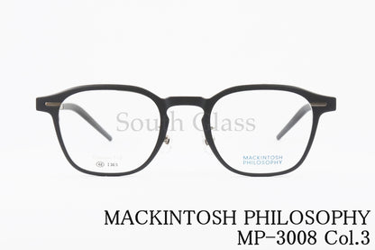 MACKINTOSH PHILOSOPHY 単式 跳ね上げ メガネ MP-3008 col.03 ウェリントン マッキントッシュフィロソフィー 正規品