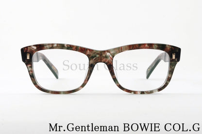 Mr.Gentleman メガネ BOWIE COL.G ウェリントン 眼鏡 ミスタージェントルマン ボウイ 正規品