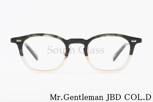 【目黒蓮さん着用】Mr.Gentleman メガネ JBD COL.D ウェリントン クラシカル ジェイビーディー ミスタージェントルマン 正規品