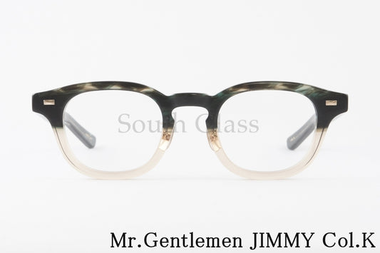 Mr.Gentleman メガネ JIMMY COL.K ウェリントン ジミー バイカラー ツートン ミスタージェントルマン 正規品