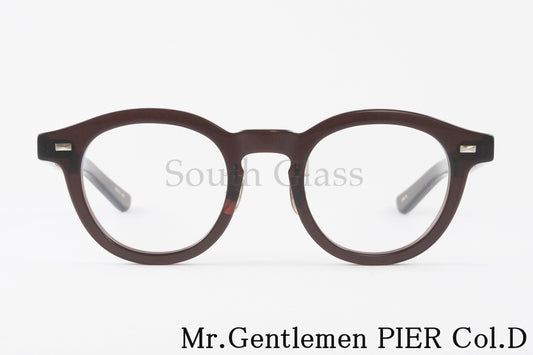 Mr.Gentleman メガネ PIER COL.D ボストン メンズ レディース ピア ミスタージェントルマン 正規品