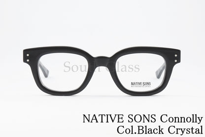 NATIVE SONS メガネ Connolly Col.Black Crystal PL-066AC ウェリントン コノリー ネイティブサンズ 正規品