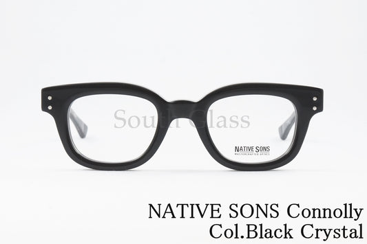 NATIVE SONS メガネ Connolly Col.Black Crystal PL-066AC ウェリントン コノリー ネイティブサンズ 正規品