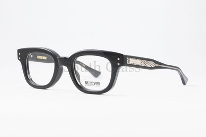 NATIVE SONS メガネ Connolly Col.Black PL-066E ウェリントン 芯張り コノリー ネイティブサンズ 正規品