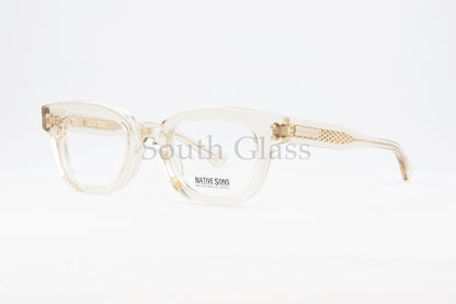 NATIVE SONS クリア メガネ Connolly Col.Honey Mauve PL-066U ウェリントン 芯張り コノリー ネイティブサンズ 正規品